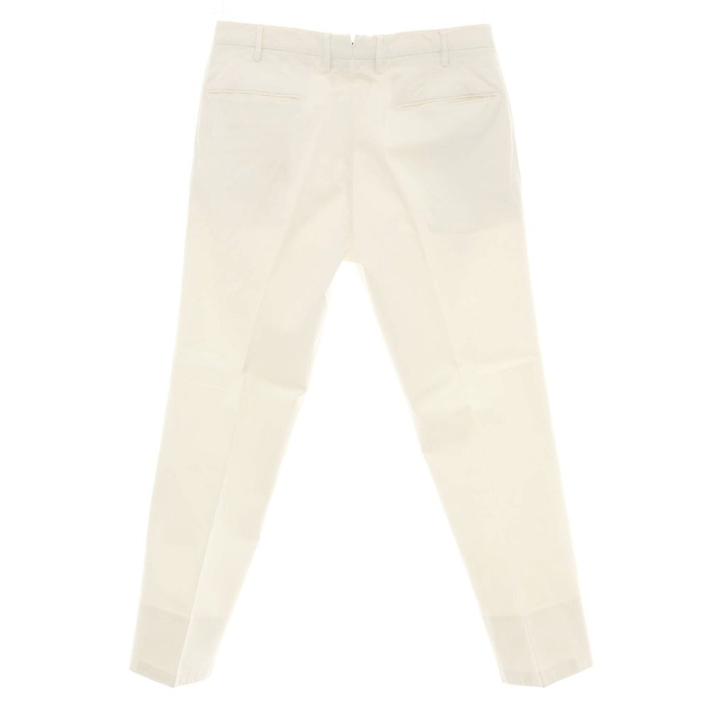 【中古】インコテックス INCOTEX ストレッチコットン カジュアルスラックスパンツ ホワイト【サイズ48】【 状態ランクB 】【 メンズ 】