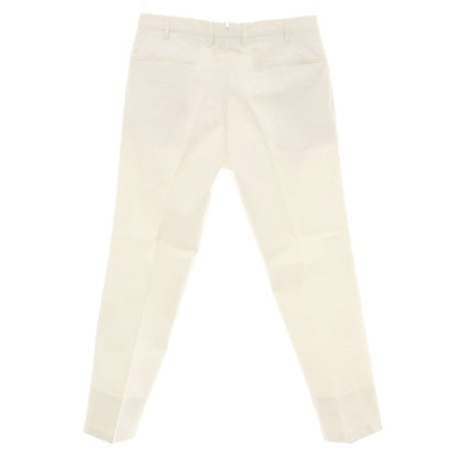 【中古】インコテックス INCOTEX ストレッチコットン カジュアルスラックスパンツ ホワイト【サイズ48】【 状態ランクB 】【 メンズ 】