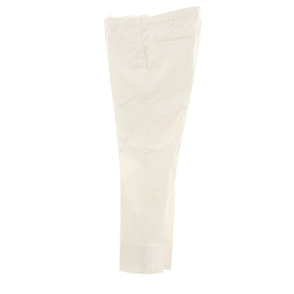 【中古】インコテックス INCOTEX ストレッチコットン カジュアルスラックスパンツ ホワイト【サイズ48】【 状態ランクB 】【 メンズ 】