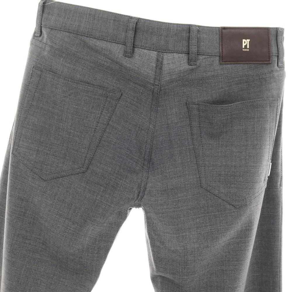 【中古】ピーティートリノ デニム PT TORINO DENIM SWING ストレッチウール 5ポケットパンツ グレー【サイズ31】【 状態ランクA 】【 メンズ 】