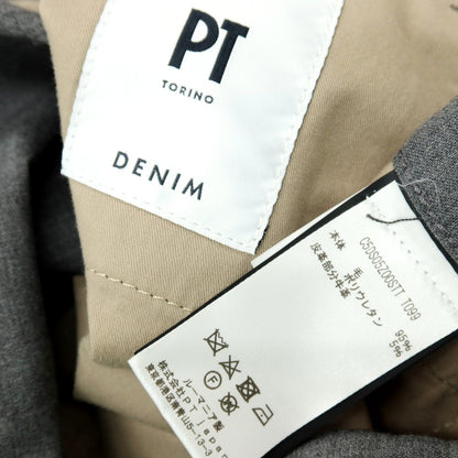 【中古】ピーティートリノ デニム PT TORINO DENIM SWING ストレッチウール 5ポケットパンツ グレー【サイズ31】【 状態ランクA 】【 メンズ 】