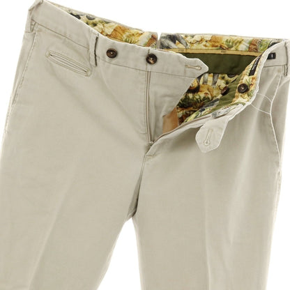 【中古】ピーティーゼロウーノ PT01 Jambo ストレッチコットン カジュアルスラックスパンツ ベージュ【サイズ48】【 状態ランクC 】【 メンズ 】