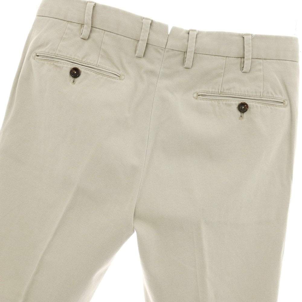 【中古】ピーティーゼロウーノ PT01 Jambo ストレッチコットン カジュアルスラックスパンツ ベージュ【サイズ48】【 状態ランクC 】【 メンズ 】