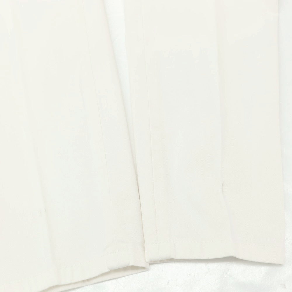 【中古】ピーティーゼロウーノ PT01 Jambo ストレッチコットン カジュアルスラックスパンツ ホワイト【サイズ48】【 状態ランクC 】【 メンズ 】