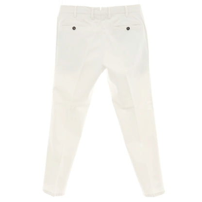 【中古】ピーティーゼロウーノ PT01 Jambo ストレッチコットン カジュアルスラックスパンツ ホワイト【サイズ48】【 状態ランクC 】【 メンズ 】