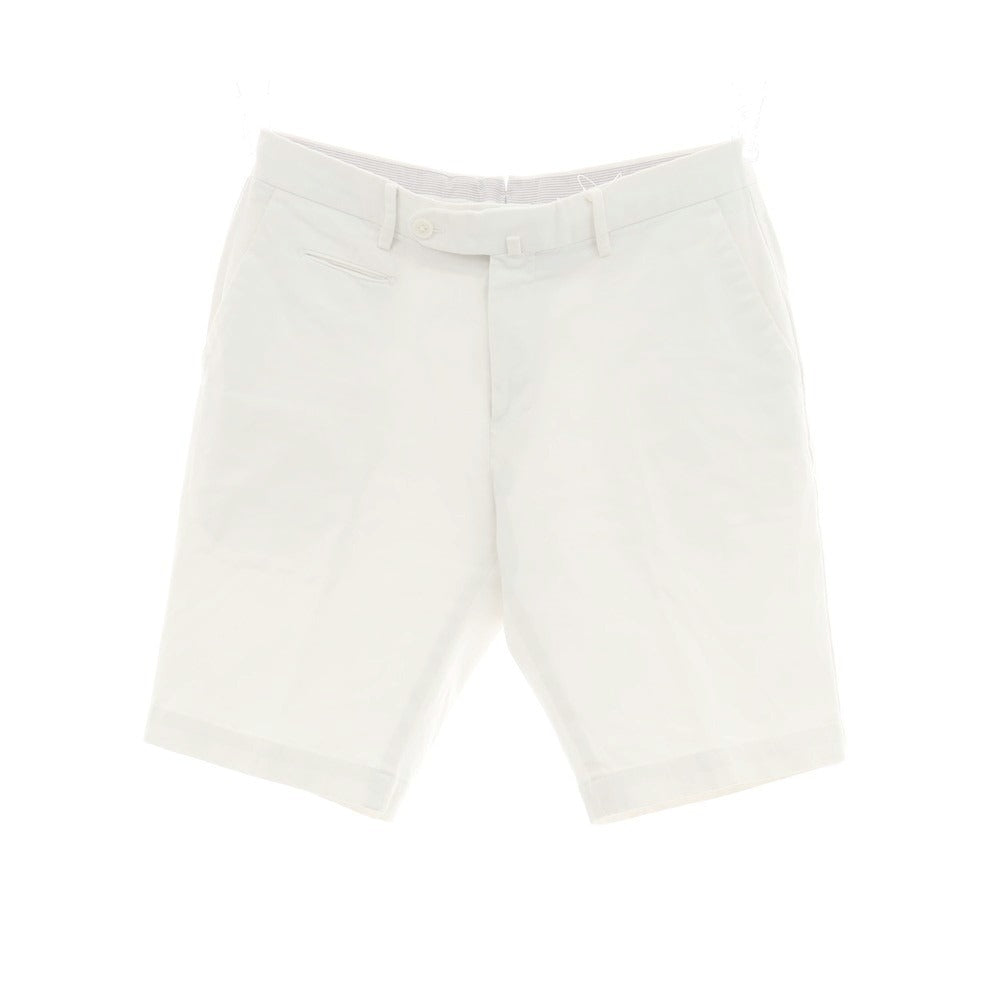 【中古】エストネーション ESTNATION ストレッチコットン ショートパンツ ホワイト【サイズM】【 状態ランクB 】【 メンズ 】
