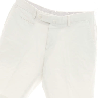 【中古】エストネーション ESTNATION ストレッチコットン ショートパンツ ホワイト【サイズM】【 状態ランクB 】【 メンズ 】