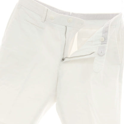 【中古】エストネーション ESTNATION ストレッチコットン ショートパンツ ホワイト【サイズM】【 状態ランクB 】【 メンズ 】