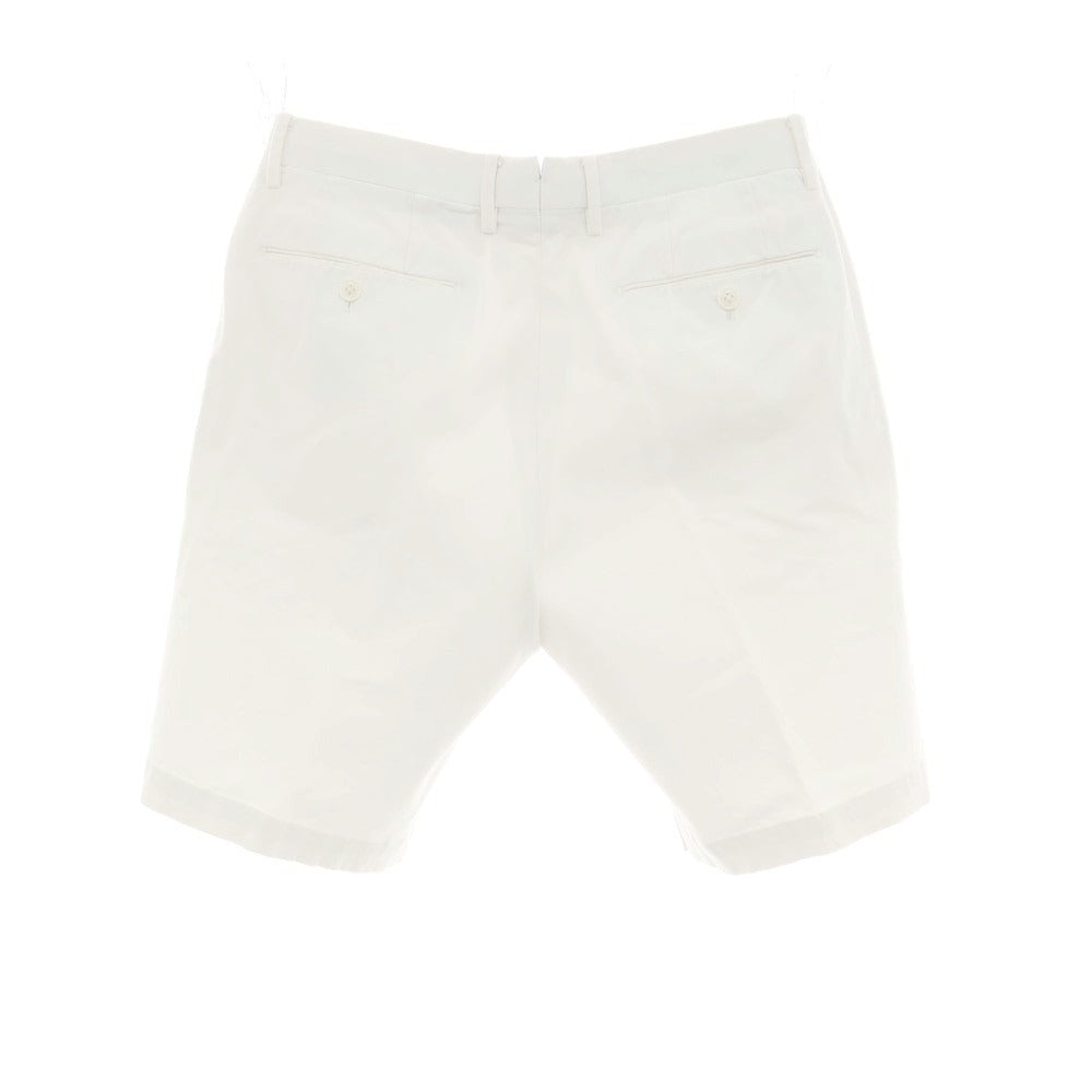 【中古】エストネーション ESTNATION ストレッチコットン ショートパンツ ホワイト【サイズM】【 状態ランクB 】【 メンズ 】