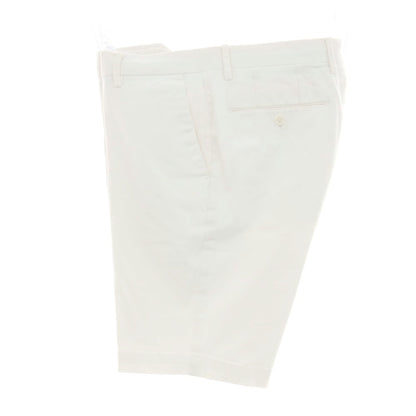 【中古】エストネーション ESTNATION ストレッチコットン ショートパンツ ホワイト【サイズM】【 状態ランクB 】【 メンズ 】