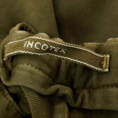 【中古】インコテックス INCOTEX ストレッチコットン イージーパンツ オリーブ【サイズ30】【 状態ランクB 】【 メンズ 】