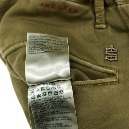 【中古】インコテックス INCOTEX ストレッチコットン イージーパンツ オリーブ【サイズ30】【 状態ランクB 】【 メンズ 】