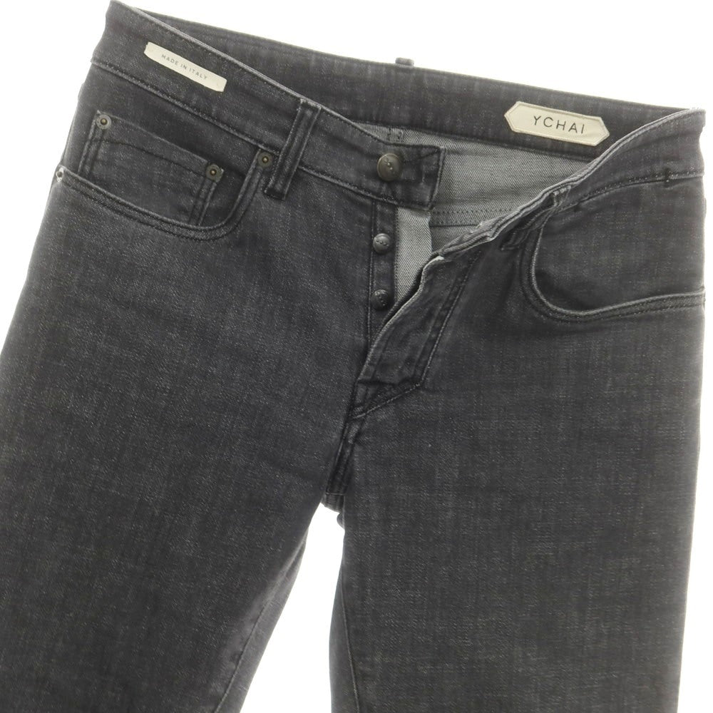 【中古】イカイ YCHAI ストレッチ コットン ジーンズ デニムパンツ グレーブラック【 31 】【 状態ランクB 】【 メンズ 】