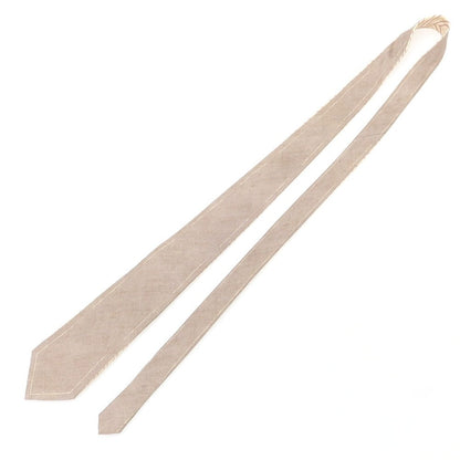 【中古】ポールスミスコレクション PAUL SMITH COLLECTION シルク 無地ネクタイ グレージュ【 状態ランクB 】【 メンズ 】