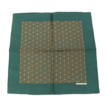 【中古】エルメス HERMES シルク ポケットチーフ グリーン【 状態ランクB 】【 メンズ 】