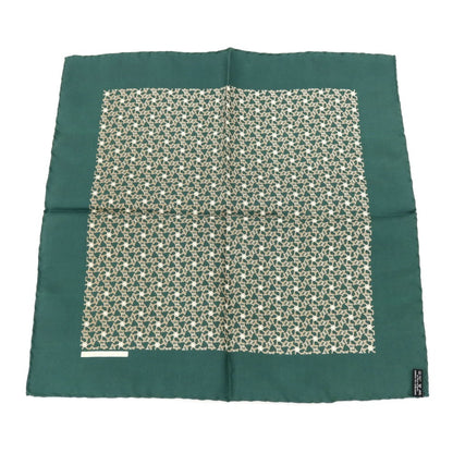 【中古】エルメス HERMES シルク ポケットチーフ グリーン【 状態ランクB 】【 メンズ 】