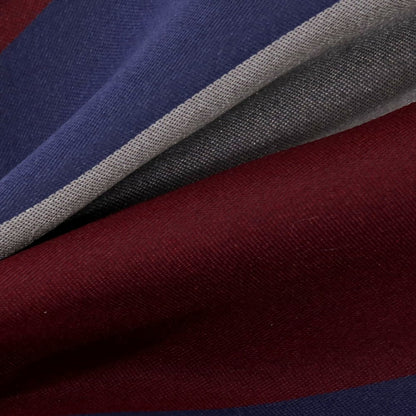 【中古】アーディーアンドシー AD&amp;C 1956 シルク ポケットチーフ ネイビーxワインレッド【 状態ランクB 】【 メンズ 】