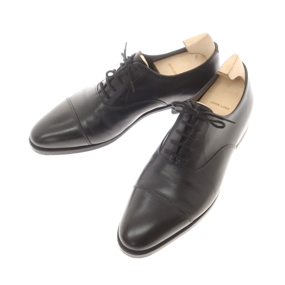 【中古】ジョンロブ John Lobb CITY 2 ストレートチップ ドレスシューズ ブラック【 8E 】【 状態ランクB 】【 メンズ 】