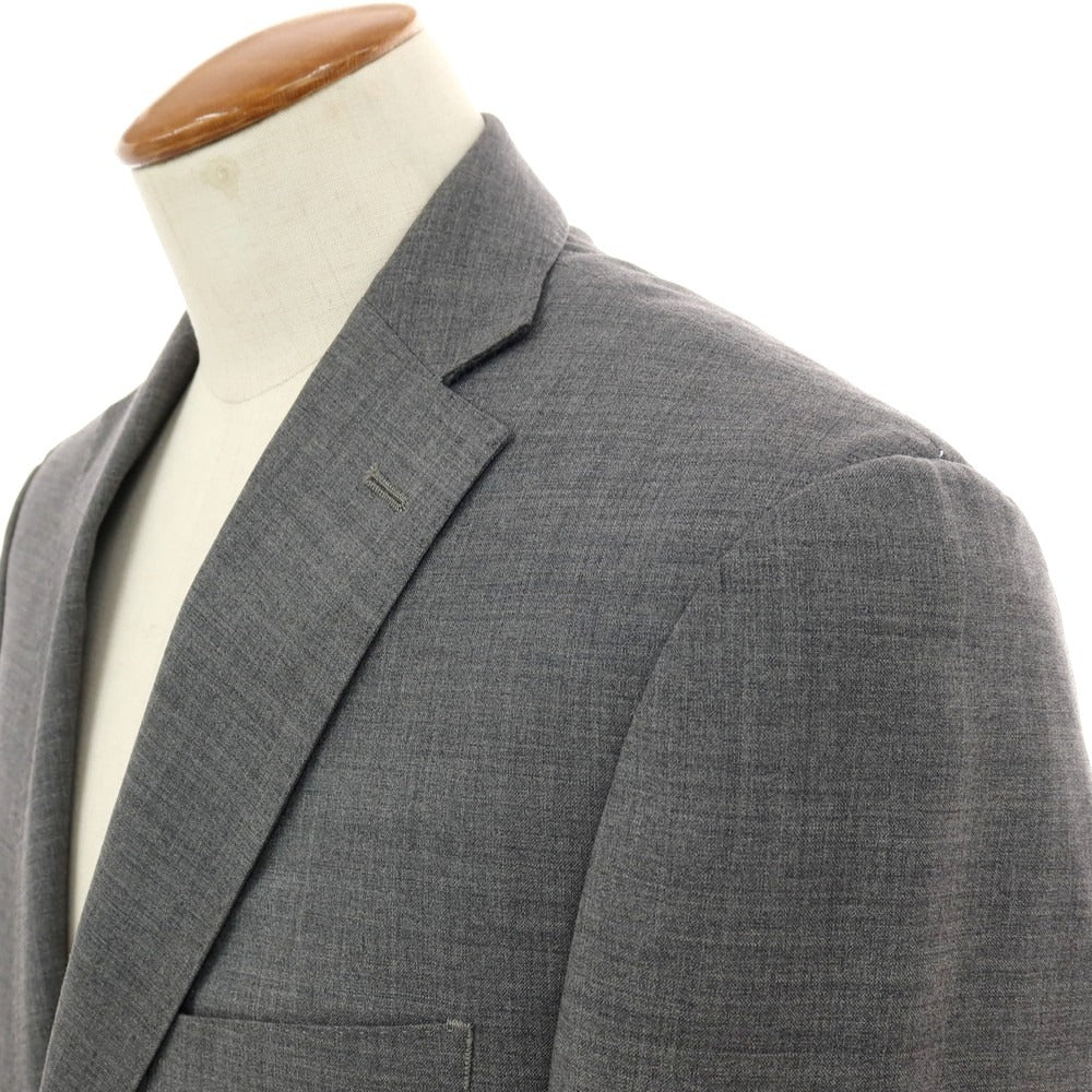 【中古】デシリーナポリ DESIREE NAPOLI ウール 2つボタンスーツ グレー【 サイズ48 】【 状態ランクC 】【 メンズ 】 [CPD]