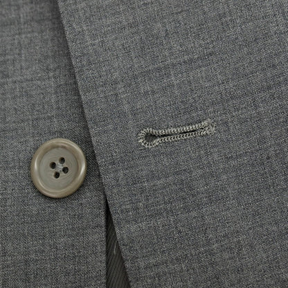 【中古】デシリーナポリ DESIREE NAPOLI ウール 2つボタンスーツ グレー【サイズ48】【 状態ランクC 】【 メンズ 】