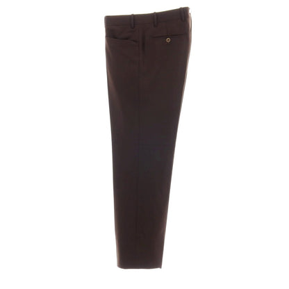 【中古】ベルナール ザンス BERNARD ZINS PILOTE ストレッチポリエステルウール ドレススラックスパンツ ダークブラウン【サイズ42】【 状態ランクB 】【 メンズ 】
