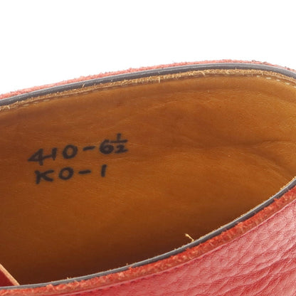 【中古】ココン（シューズ） KOKON コードバン コンビ チャッカブーツ レッド【 6 1/2 】【 状態ランクB 】【 メンズ 】