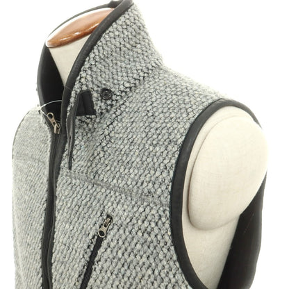 【中古】サイドスロープ SIDE SLOPE ノースリーブブルゾン ベスト グレー【 2 】【 状態ランクB 】【 メンズ 】