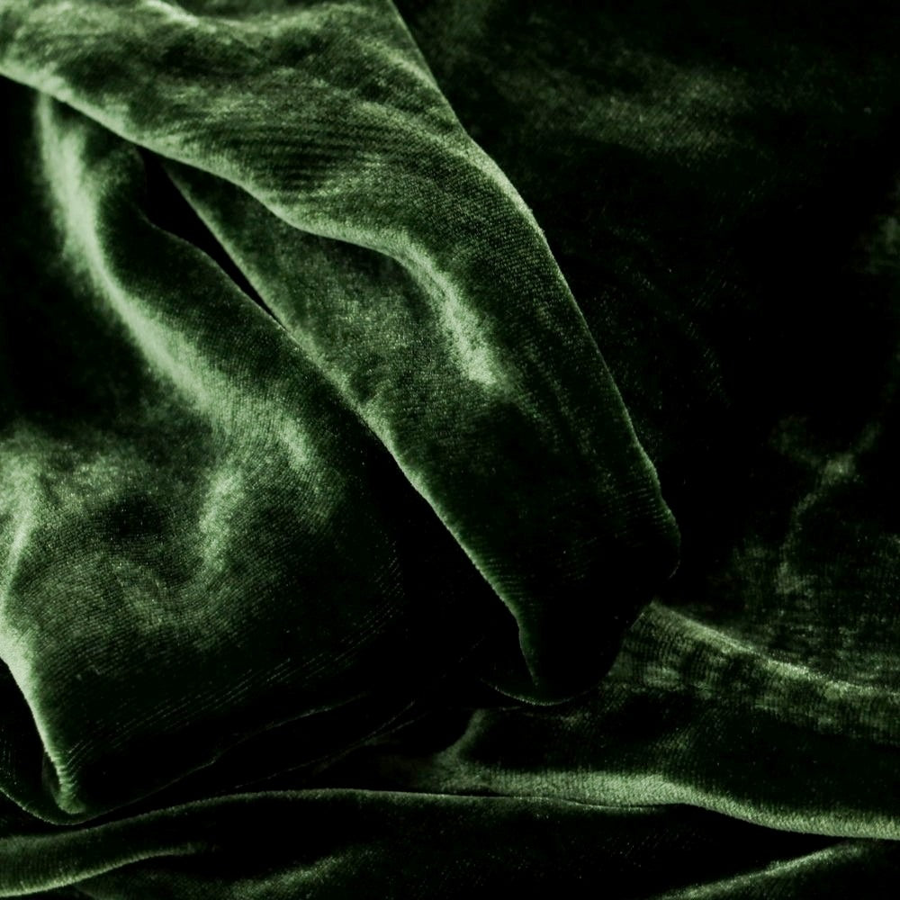 【中古】アンユーズド UNUSED レーヨンシルク ベロア カジュアルスラックスパンツ グリーン【 1 】【 状態ランクB 】【 メンズ 】