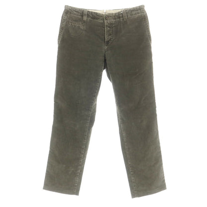 【中古】アイコン ICON ストレッチ コットン 細畝 コーデュロイパンツ グレーカーキ【 46 】【 状態ランクC 】【 メンズ 】