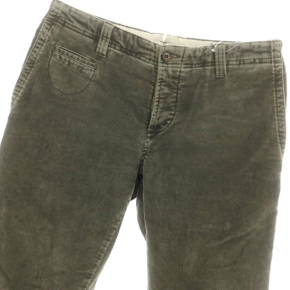 【中古】アイコン ICON ストレッチ コットン 細畝 コーデュロイパンツ グレーカーキ【 46 】【 状態ランクC 】【 メンズ 】