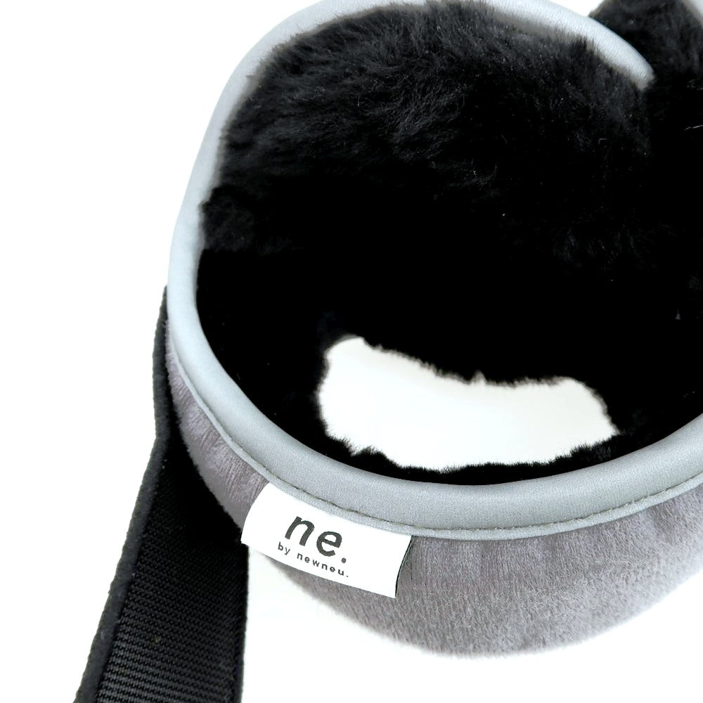 【中古】【未使用】ジェネラル デザイン メイド general design made × newneu ナイロン イヤーマフ グレー【サイズFREE】【 状態ランクS 】【 メンズ 】 [APD]
