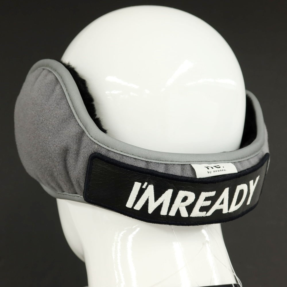 【中古】【未使用】ジェネラル デザイン メイド general design made × newneu ナイロン イヤーマフ グレー【サイズFREE】【 状態ランクS 】【 メンズ 】