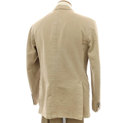 【中古】ボリオリ BOGLIOLI コットンポリエステル 3つボタンスーツ ベージュ【サイズ48】【 状態ランクC 】【 メンズ 】