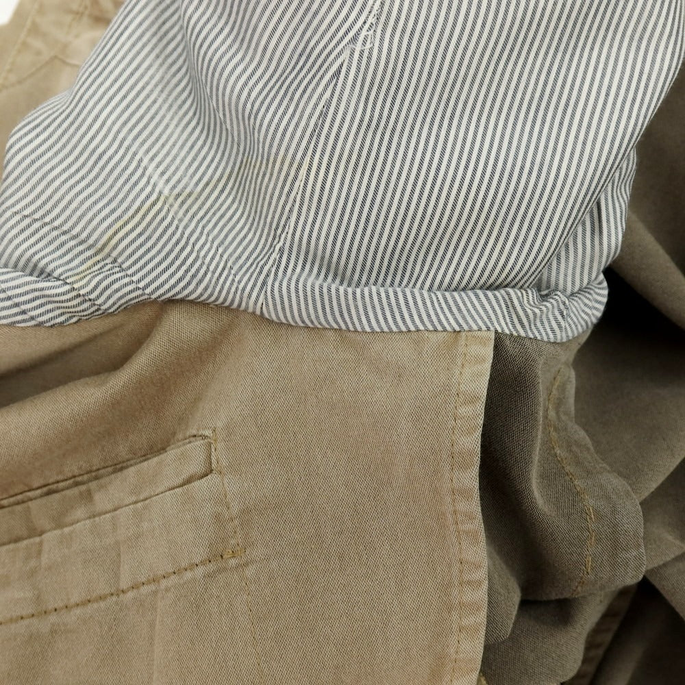 【中古】ボリオリ BOGLIOLI コットンポリエステル 3つボタンスーツ ベージュ【サイズ48】【 状態ランクC 】【 メンズ 】