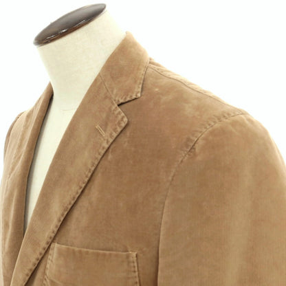【中古】ボリオリ BOGLIOLI COAT 細畝コーデュロイ 3B カジュアルジャケット ベージュ【 50 】【 状態ランクC 】【 メンズ 】