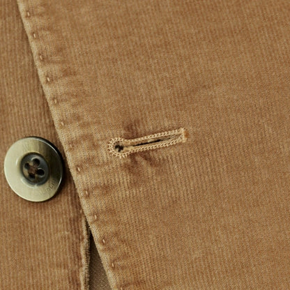 【中古】ボリオリ BOGLIOLI COAT 細畝コーデュロイ 3B カジュアルジャケット ベージュ【 50 】【 状態ランクC 】【 メンズ 】