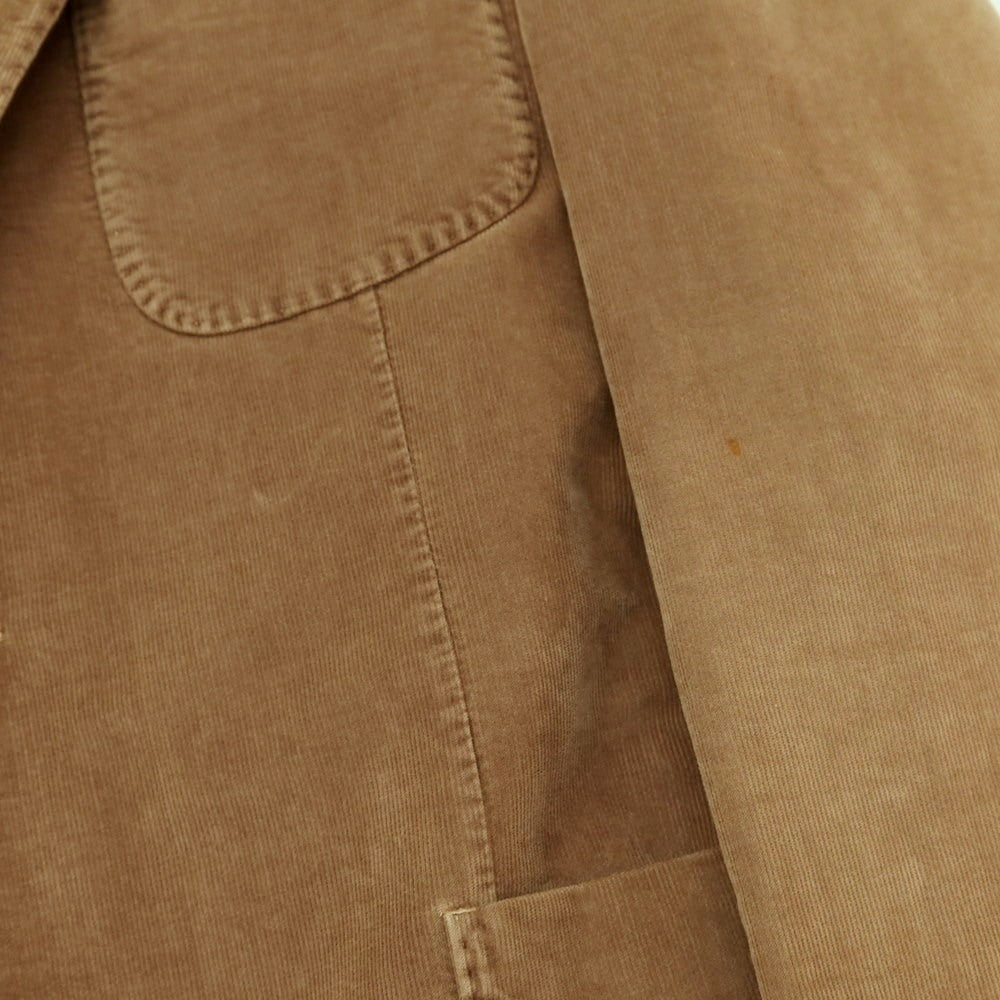 【中古】ボリオリ BOGLIOLI COAT 細畝コーデュロイ 3B カジュアルジャケット ベージュ【 50 】【 状態ランクC 】【 メンズ 】