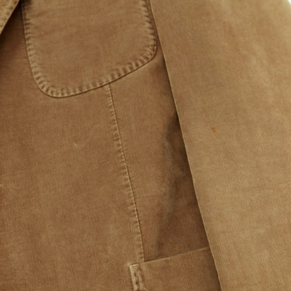 【中古】ボリオリ BOGLIOLI COAT 細畝コーデュロイ 3B カジュアルジャケット ベージュ【 50 】【 状態ランクC 】【 メンズ 】