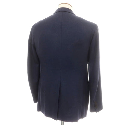 【中古】イザイア ISAIA UNITED ARROWS別注 ウールカシミヤ 3B テーラードジャケット ネイビー【 48 8R 】【 状態ランクC 】【 メンズ 】