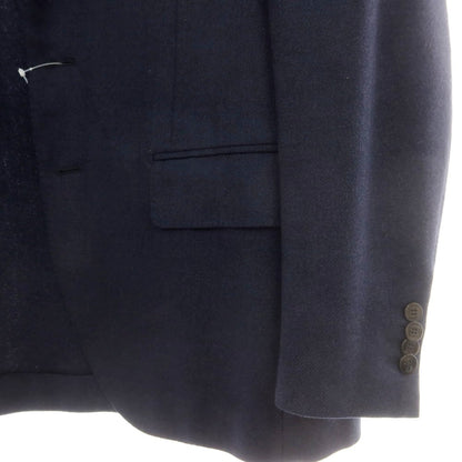 【中古】イザイア ISAIA UNITED ARROWS別注 ウールカシミヤ 3B テーラードジャケット ネイビー【 48 8R 】【 状態ランクC 】【 メンズ 】