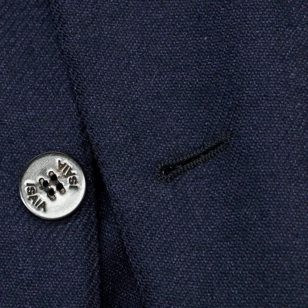 【中古】イザイア ISAIA UNITED ARROWS別注 ウールカシミヤ 3B テーラードジャケット ネイビー【 48 8R 】【 状態ランクC 】【 メンズ 】