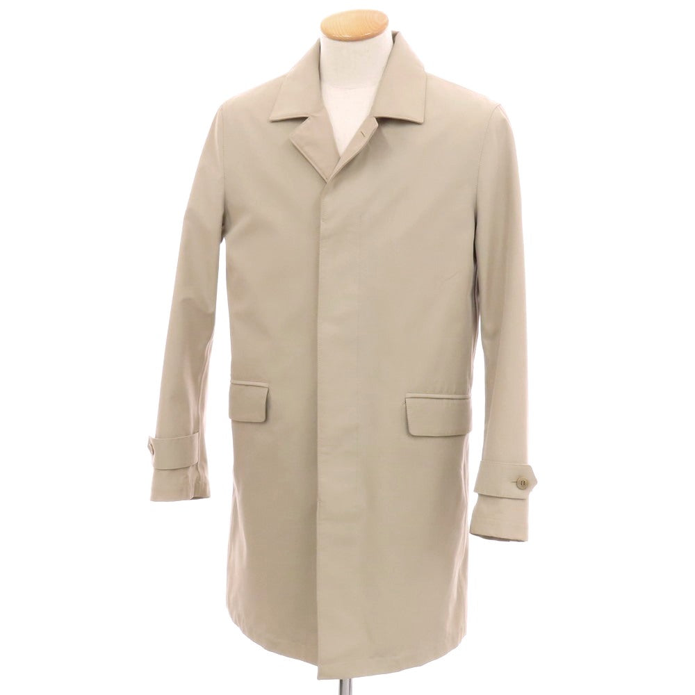 【中古】ロロピアーナ Loro Piana コットンポリエステル ステンカラーコート ベージュ【 XS 】【 状態ランクC 】【 メンズ 】