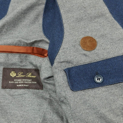 【中古】ロロピアーナ Loro Piana シルクカシミヤ ダウンベスト ネイビー【 M 】【 状態ランクC 】【 メンズ 】