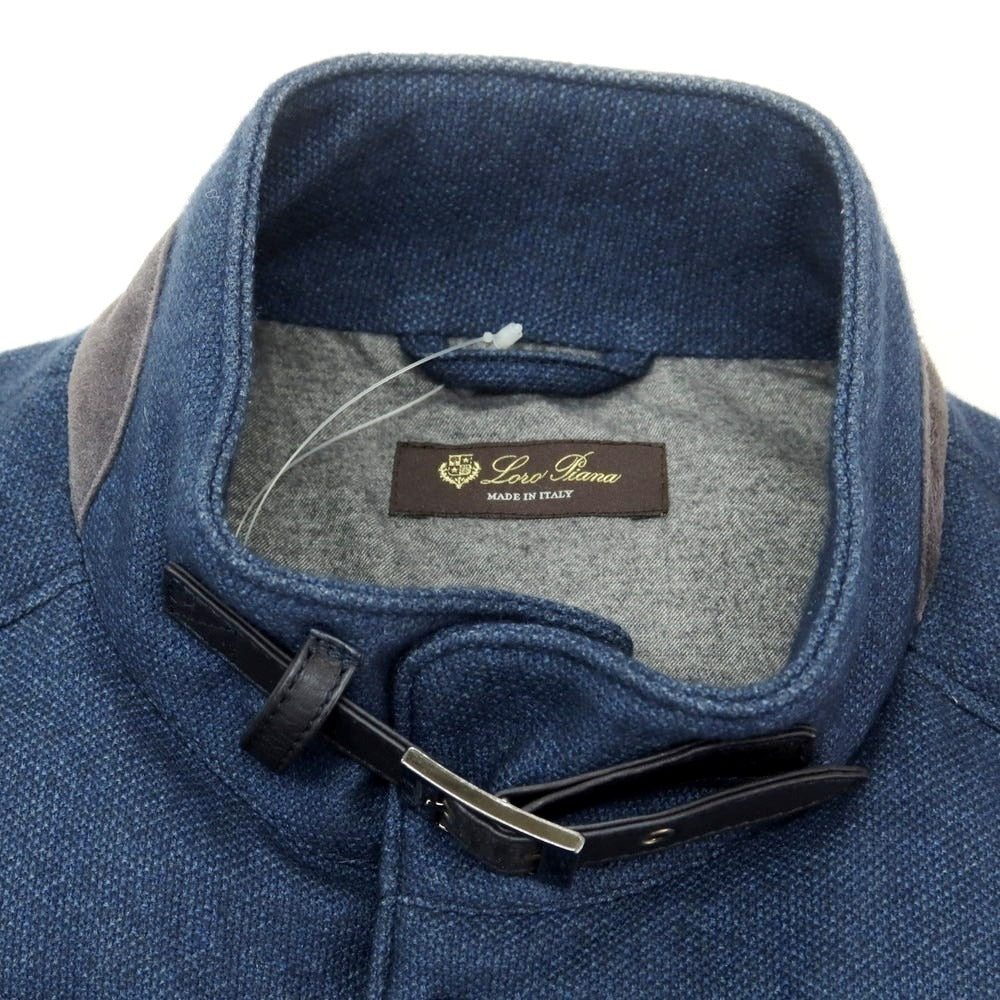 【中古】ロロピアーナ Loro Piana シルクカシミヤ ダウンベスト ネイビー【 M 】【 状態ランクC 】【 メンズ 】