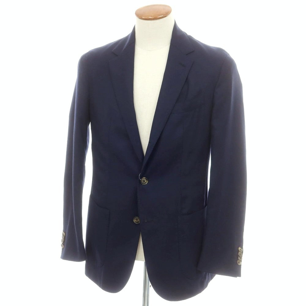 【中古】ロロピアーナ Loro Piana カシミヤ 3B テーラードジャケット ネイビー【 48 】【 状態ランクC 】【 メンズ 】