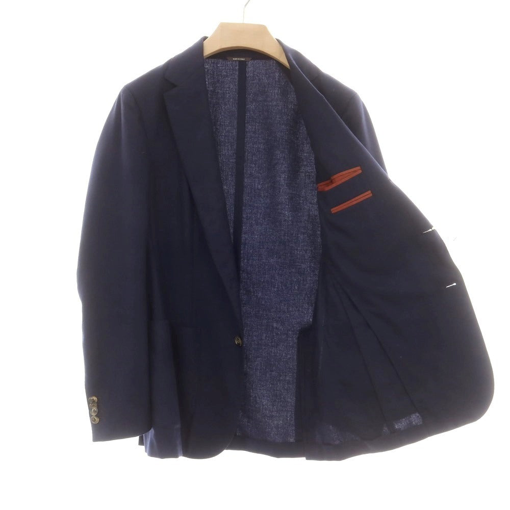 【中古】ロロピアーナ Loro Piana カシミヤ 3B テーラードジャケット ネイビー【 48 】【 状態ランクC 】【 メンズ 】