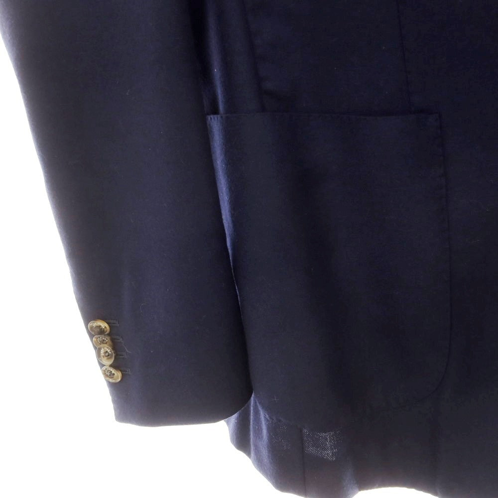 【中古】ロロピアーナ Loro Piana カシミヤ 3B テーラードジャケット ネイビー【 48 】【 状態ランクC 】【 メンズ 】