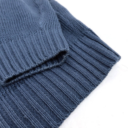 【中古】ロロピアーナ Loro Piana リネン クルーネック プルオーバーニット ダークダスティブルー【サイズ46】【 状態ランクD 】【 メンズ 】