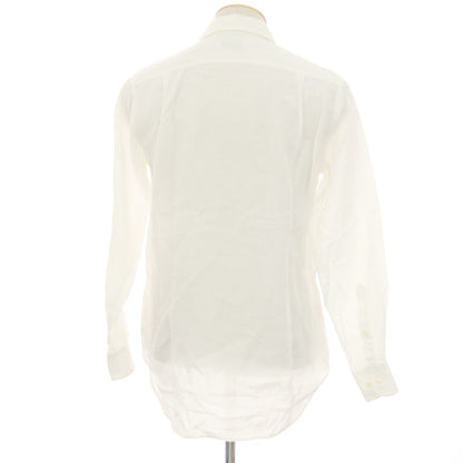【中古】ロロピアーナ Loro Piana リネン ワンピースカラー カジュアルシャツ ホワイト【サイズXS】【 状態ランクB 】【 メンズ 】