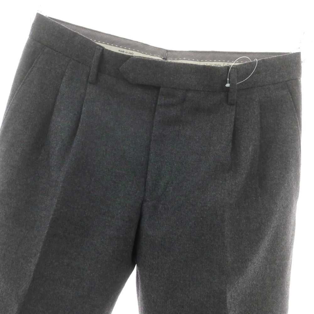 【中古】ジェルマーノ GERMANO ウール ドレススラックスパンツ グレー【 46 】【 状態ランクA 】【 メンズ 】